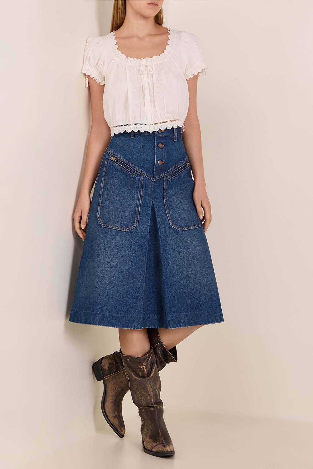 חצאית ג'ינס